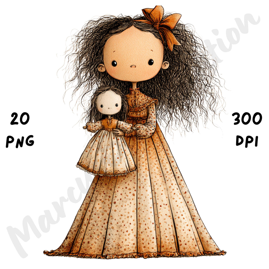 Whimsical Spooky Halloween Clipart