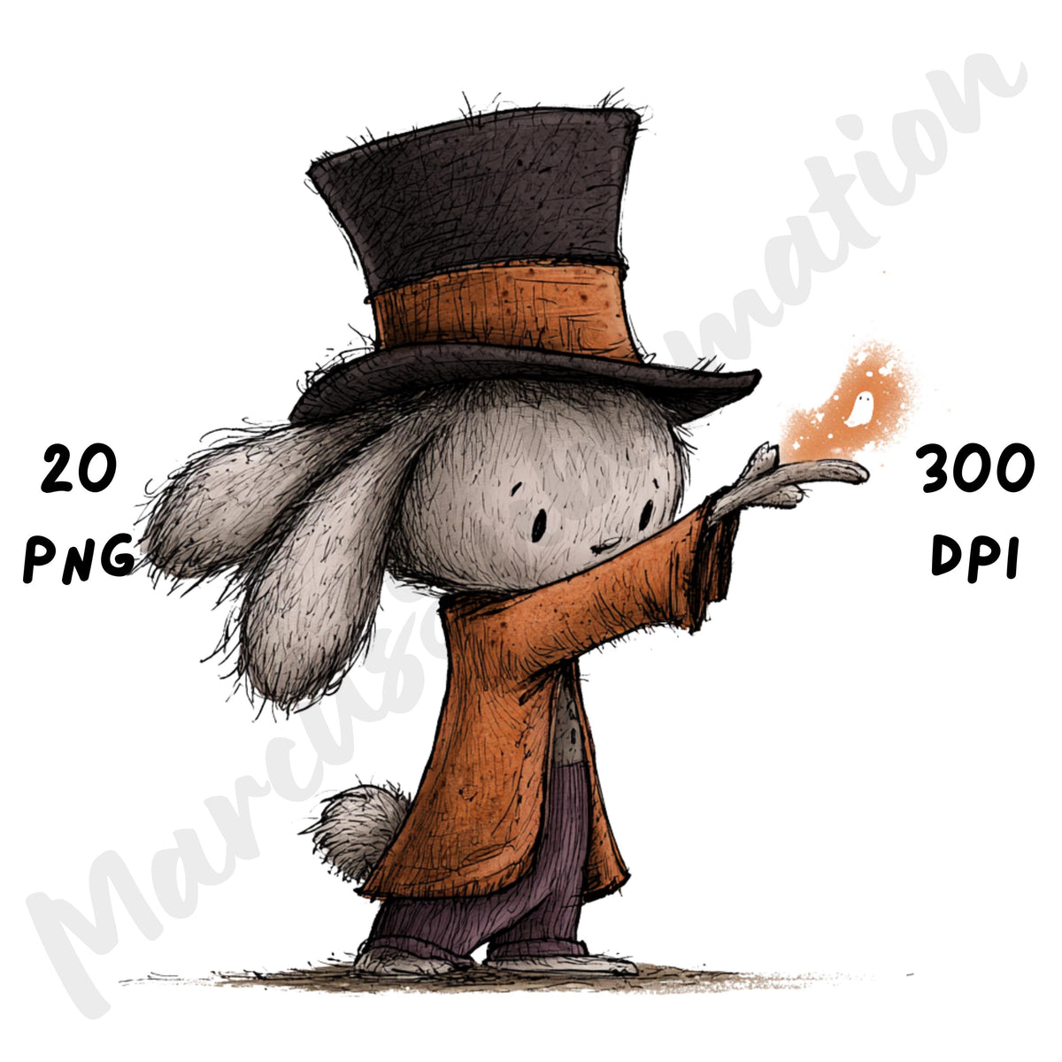 Whimsical Magical Halloween Clipart