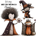 Whimsical Magical Halloween Clipart