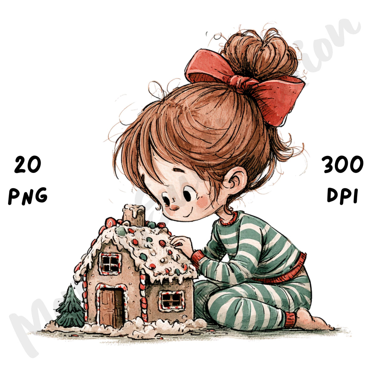 Christmas Girl Clipart