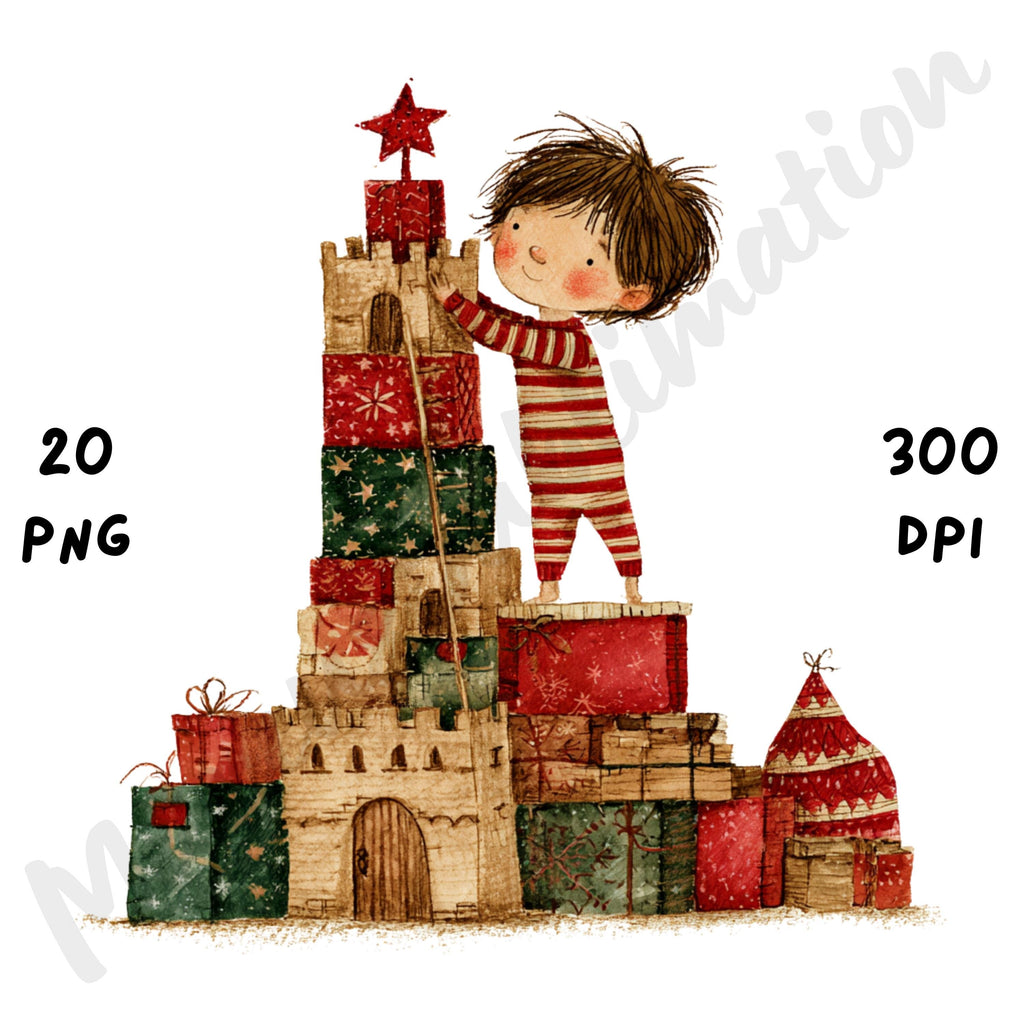 Christmas Boy Clipart