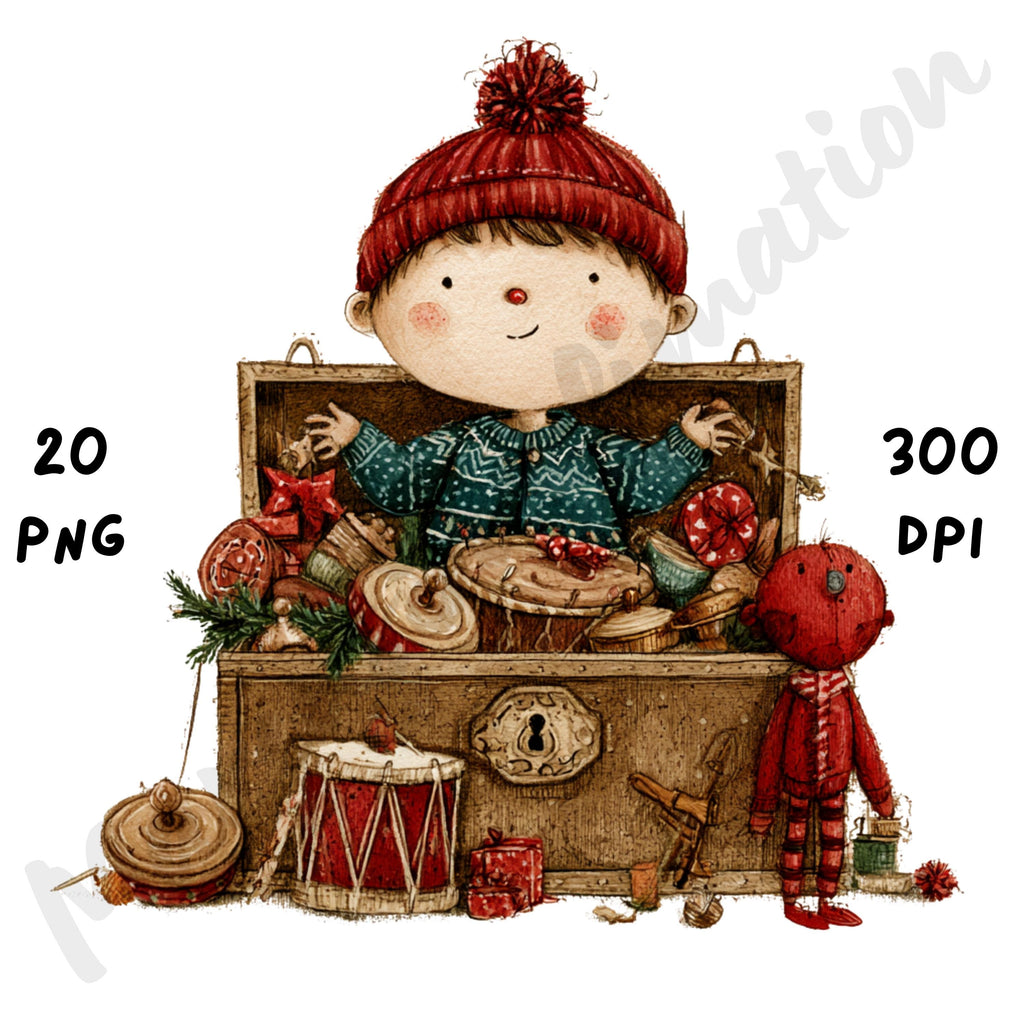 Christmas Boy Clipart