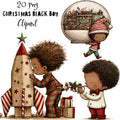 Christmas Black Boy Clipart