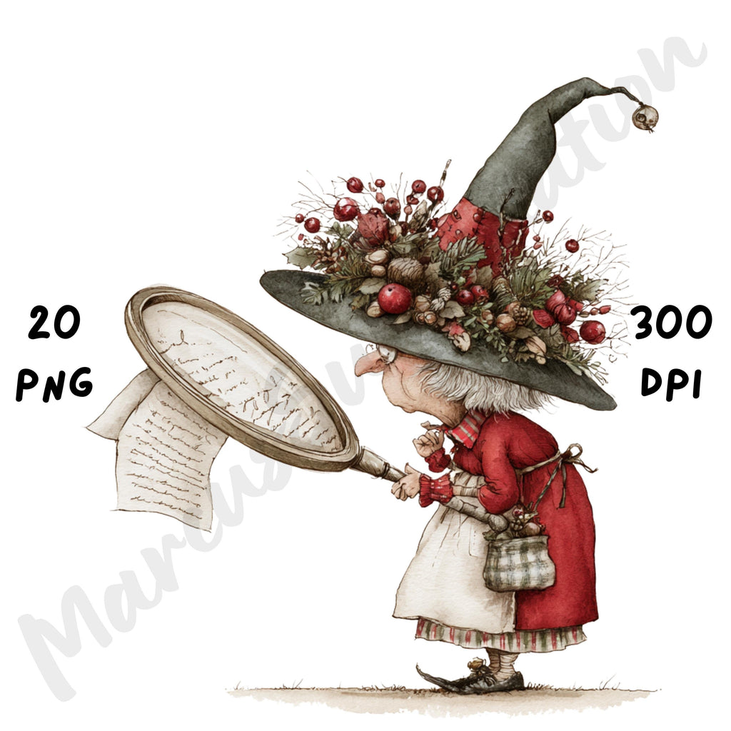 Christmas Grandma Clipart