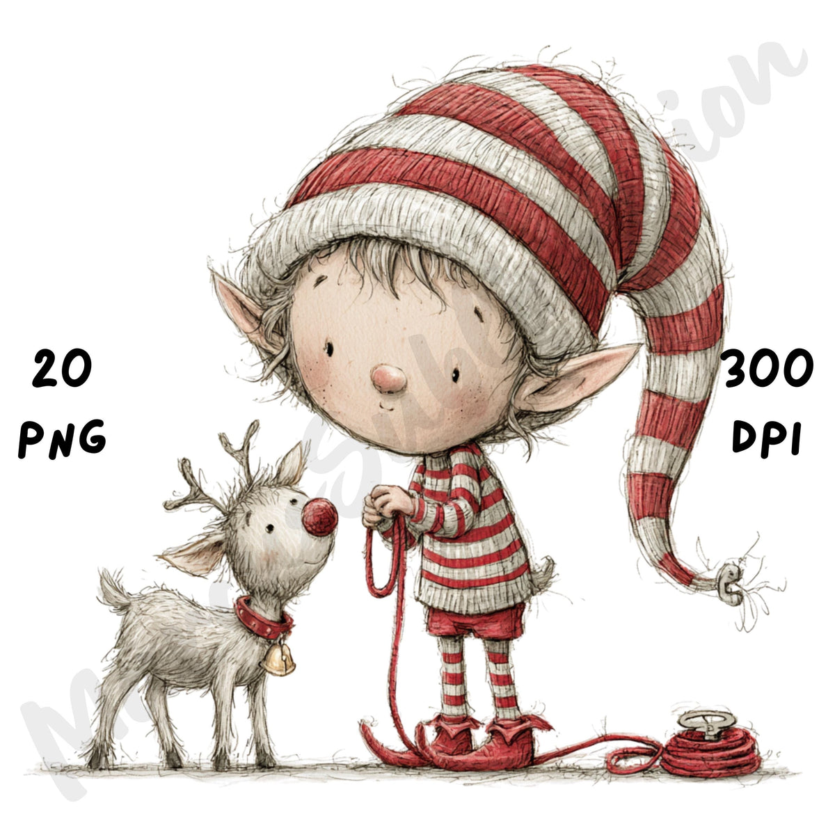Christmas Elf Clipart