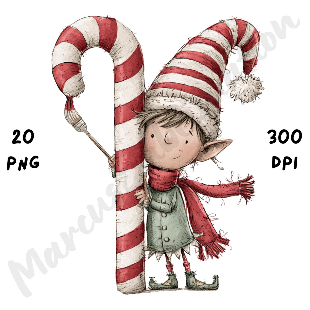 Christmas Elf Clipart