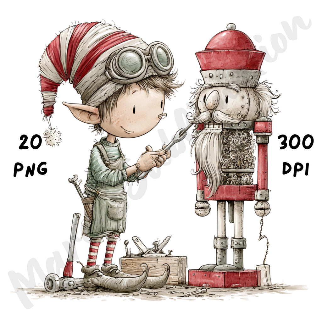 Christmas Elf Clipart