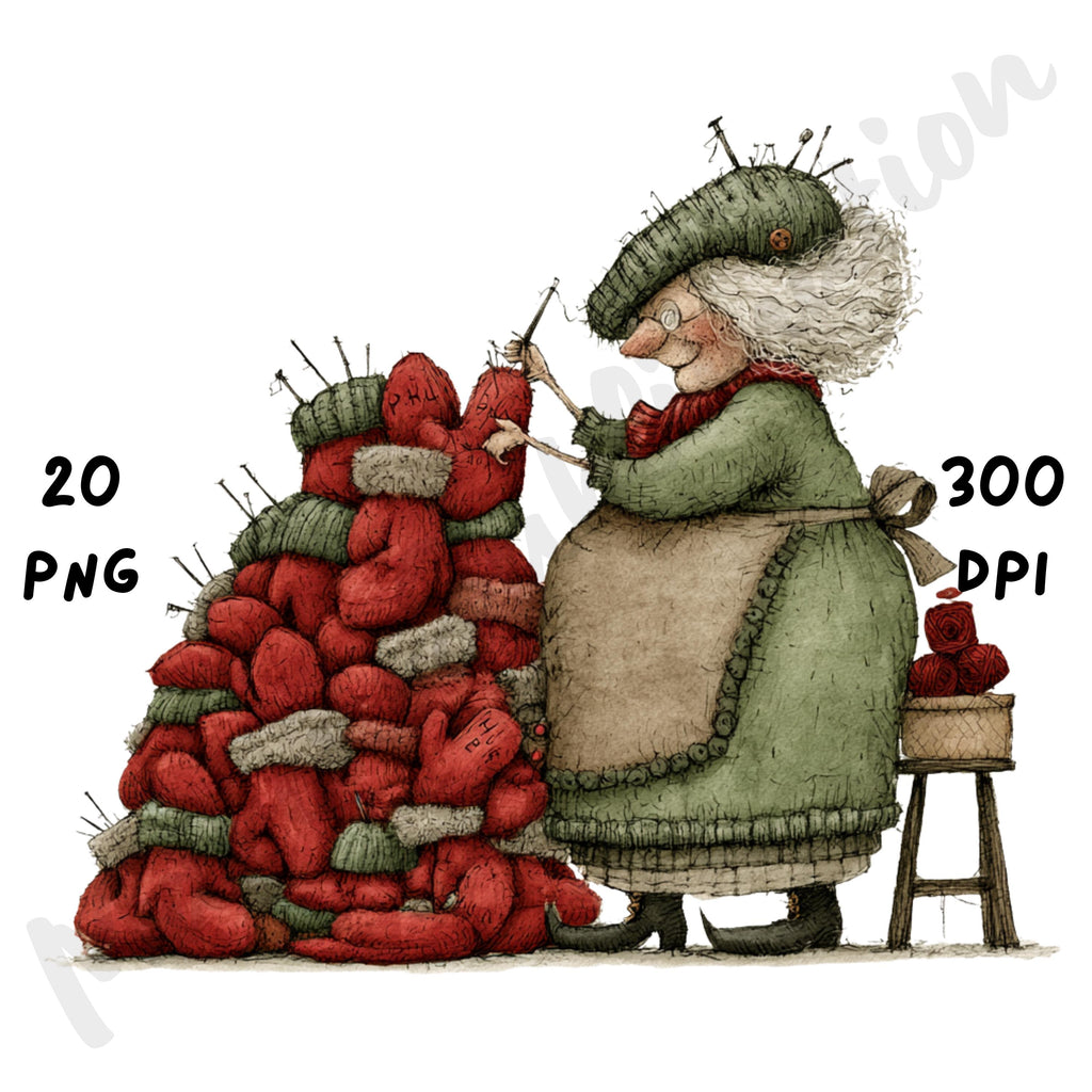 Christmas Mrs Claus Clipart