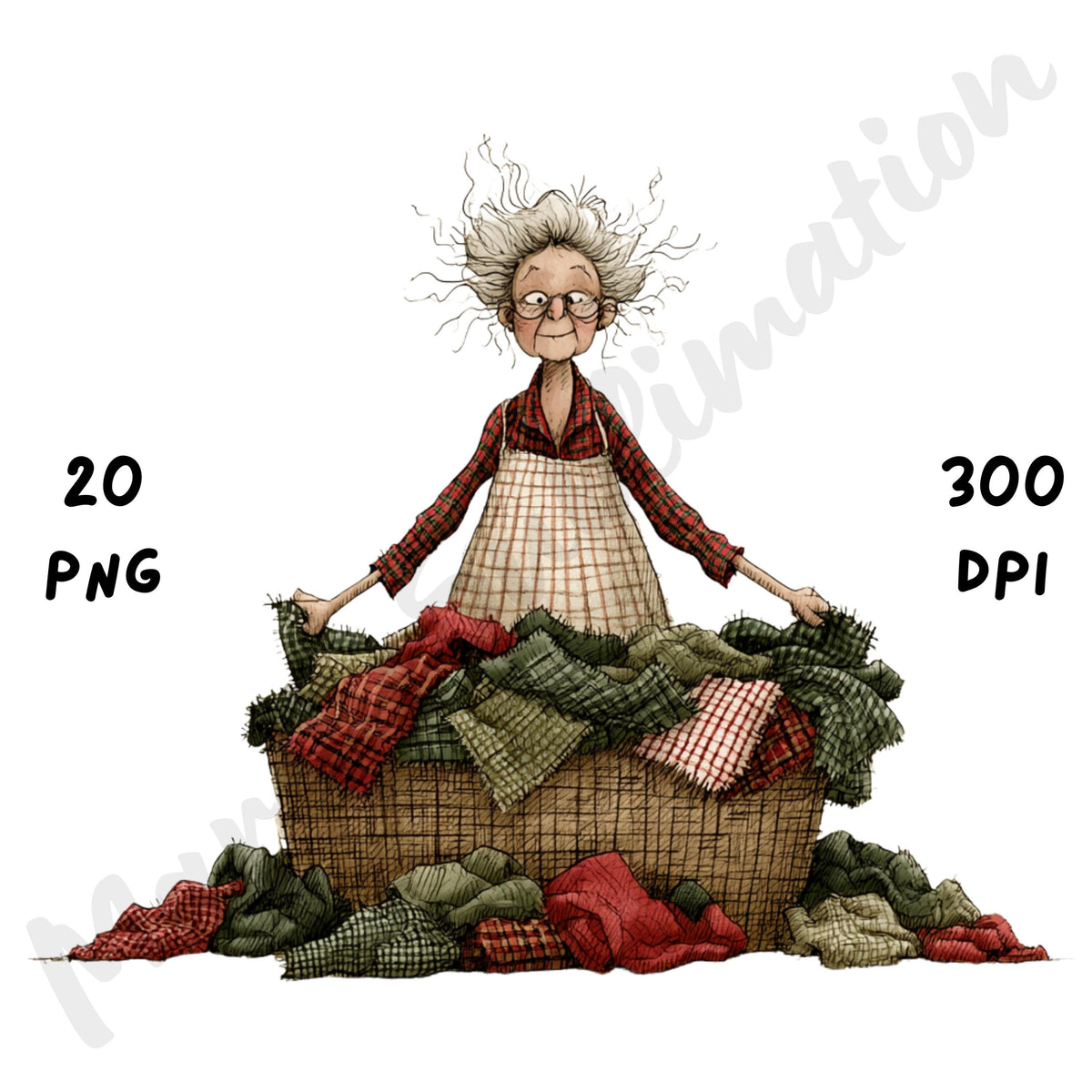 Christmas Mrs Claus Clipart