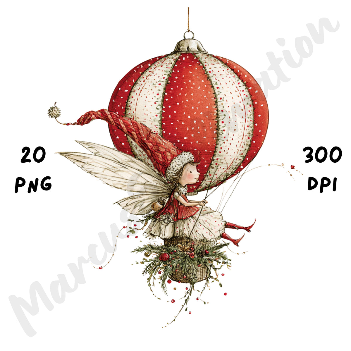 Christmas Fairy Clipart