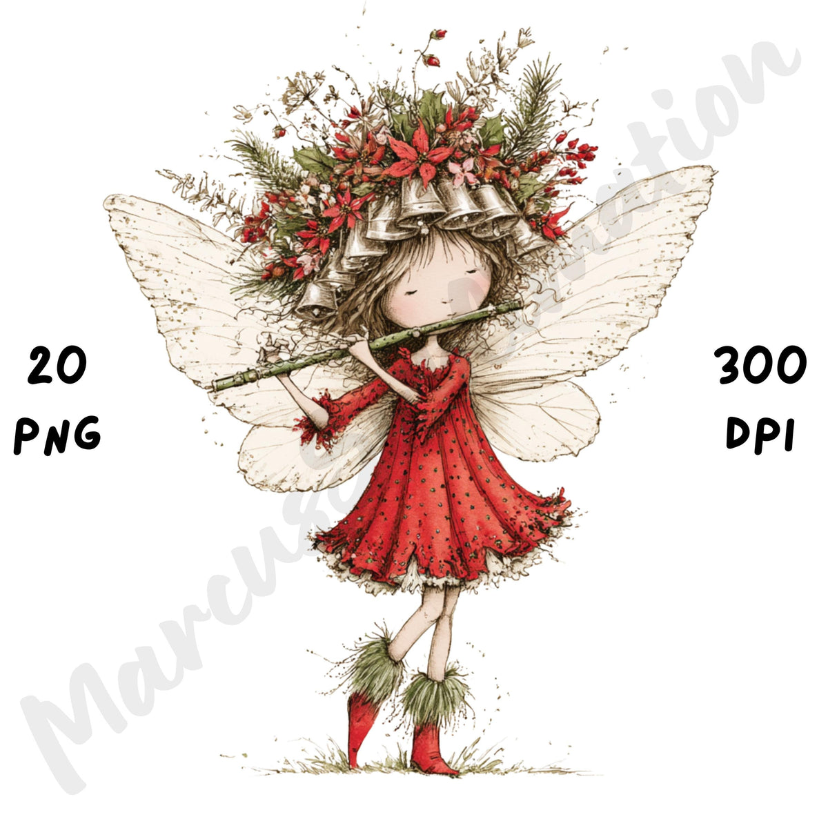 Christmas Fairy Clipart