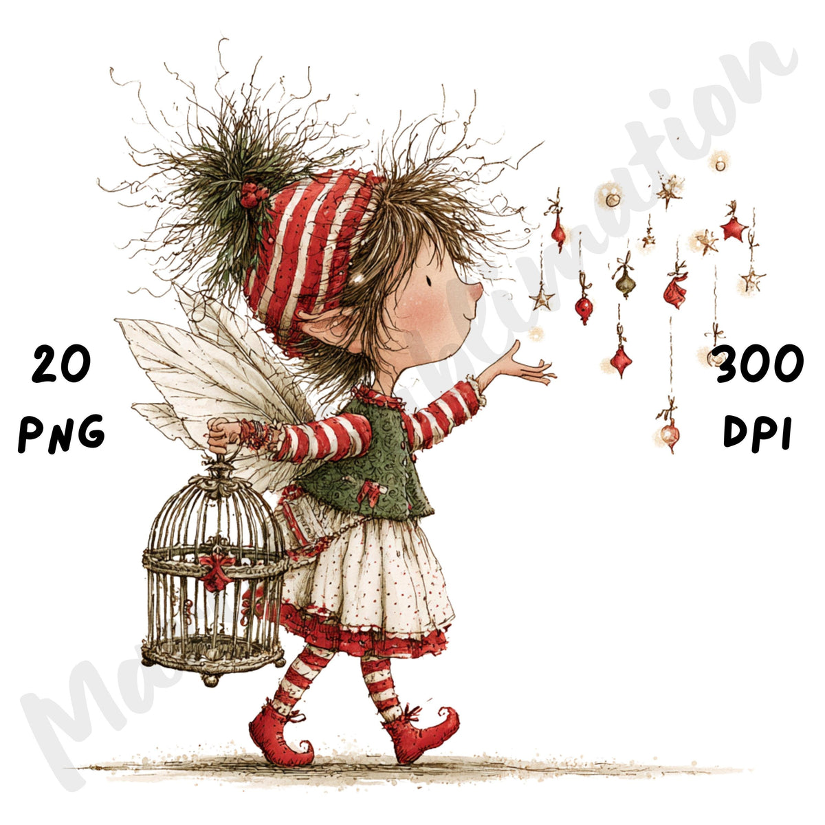 Christmas Fairy Clipart