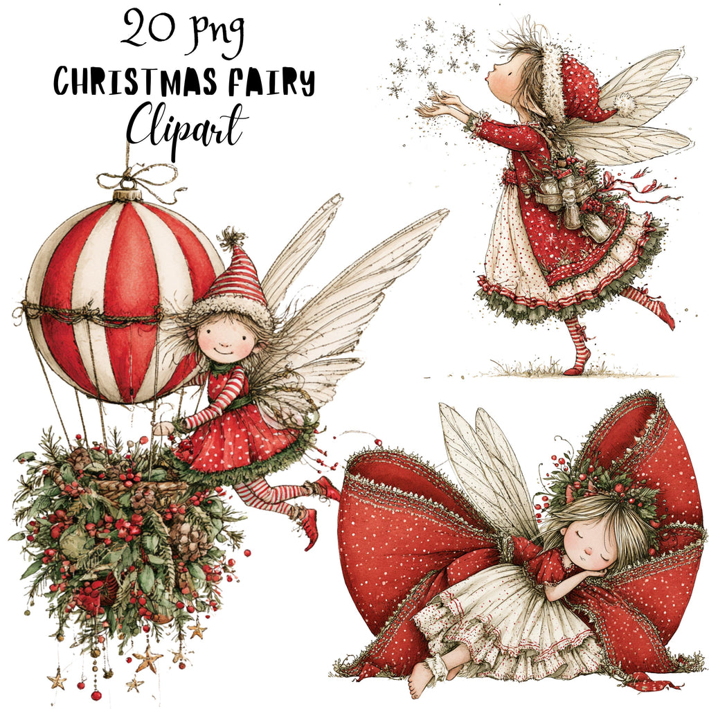 Christmas Fairy Clipart