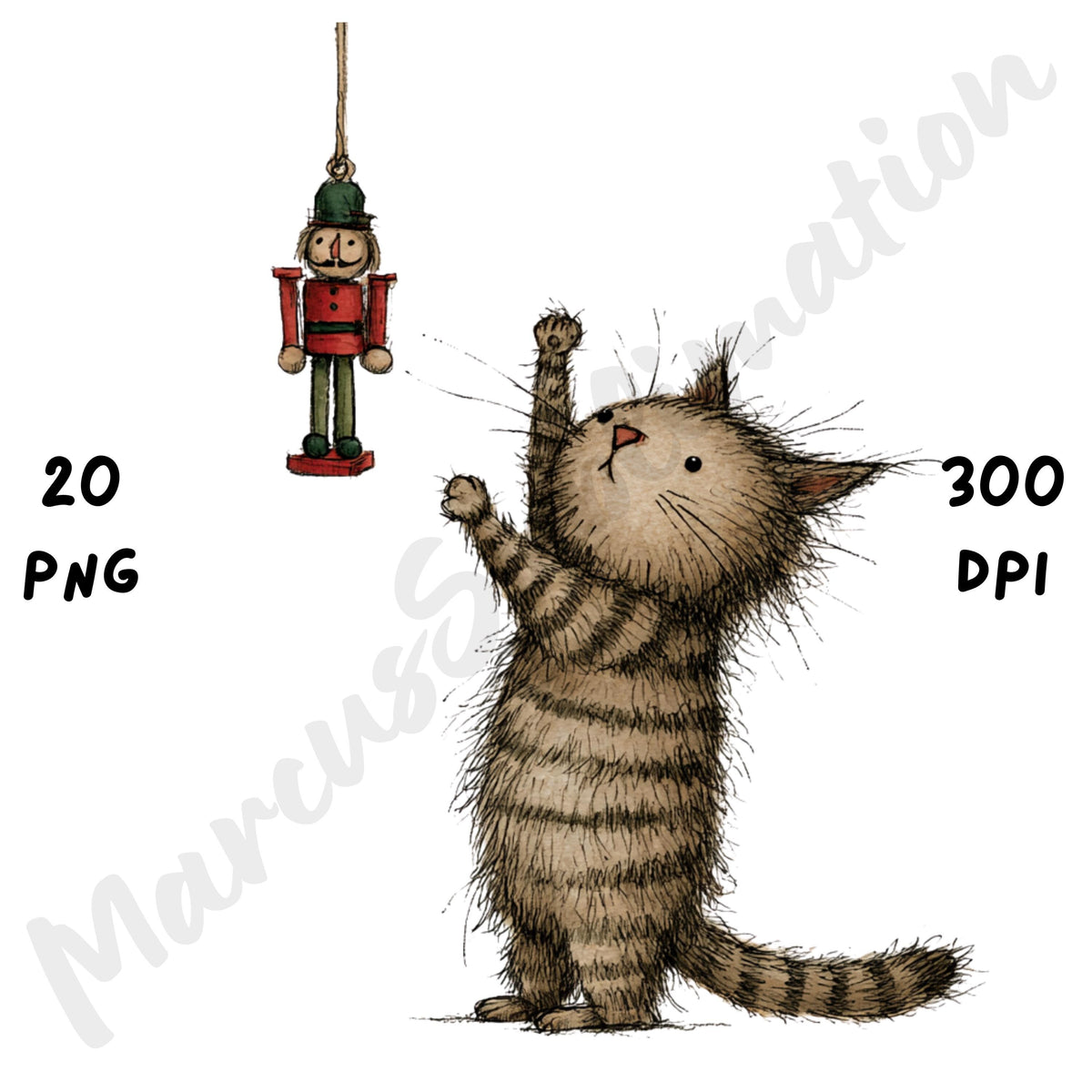 Christmas Cat Clipart