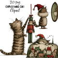 Christmas Cat Clipart