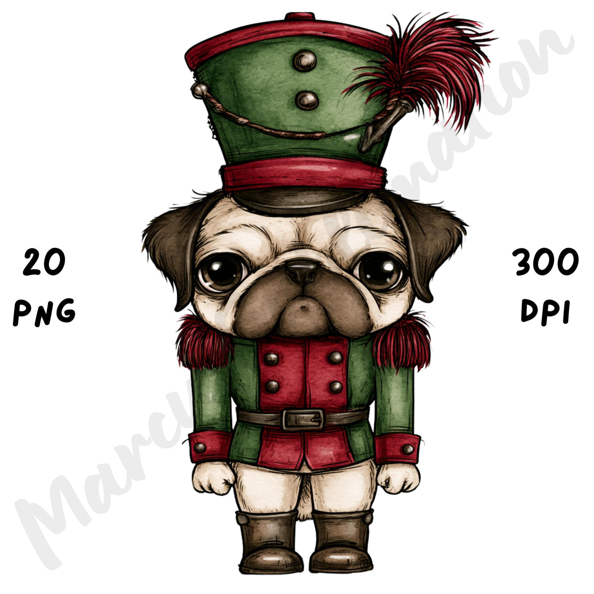 Christmas Dog Clipart