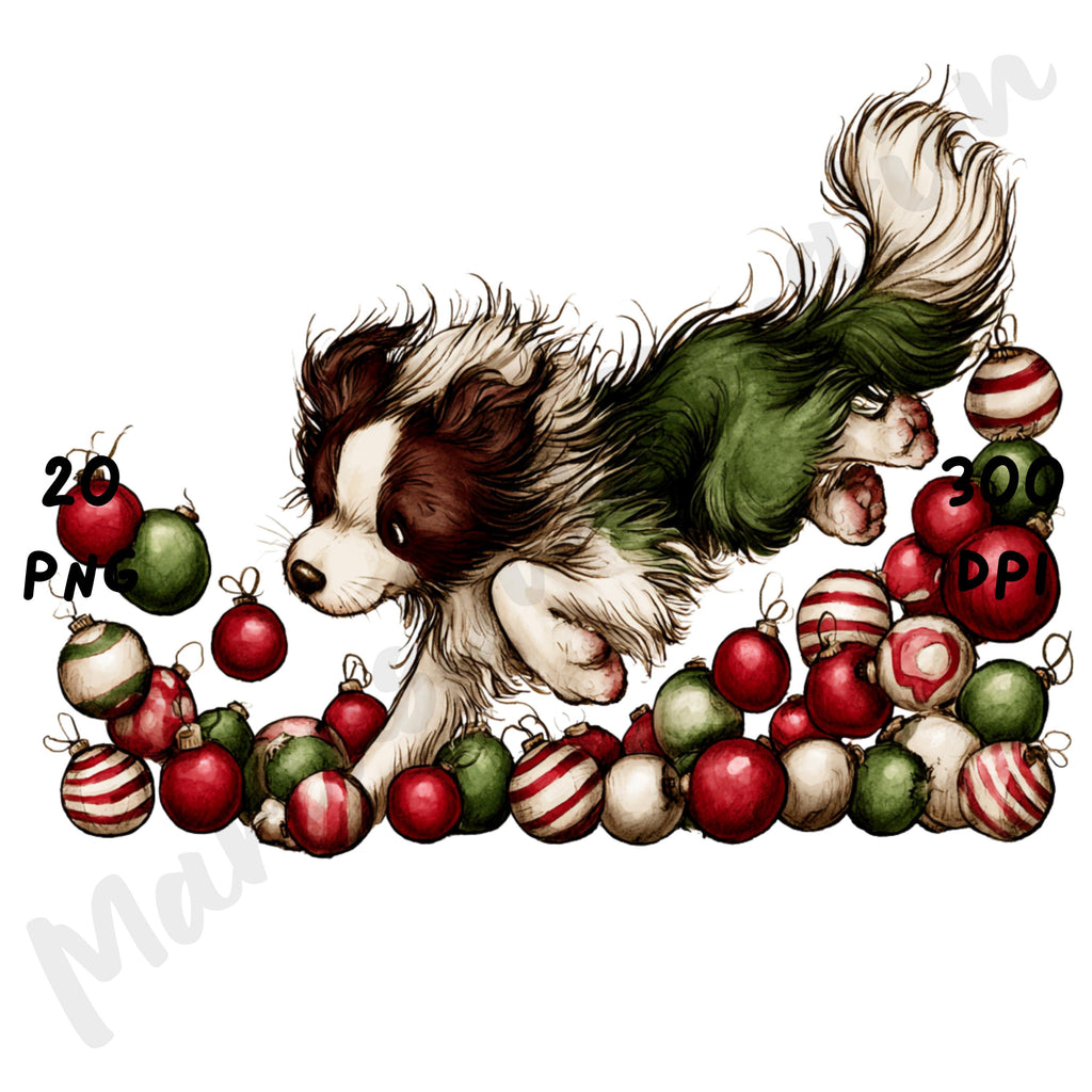 Christmas Dog Clipart