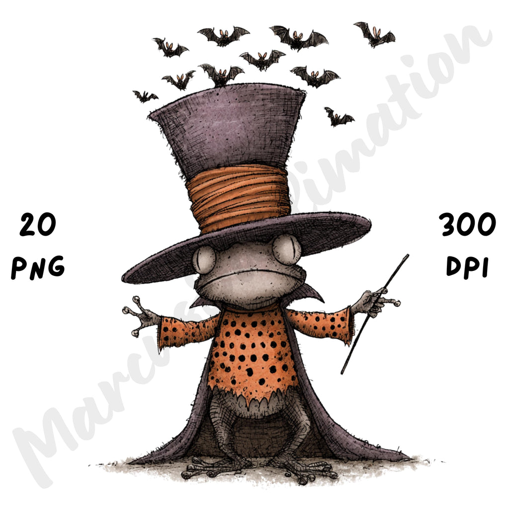 Whimsical Quirky Halloween Clipart