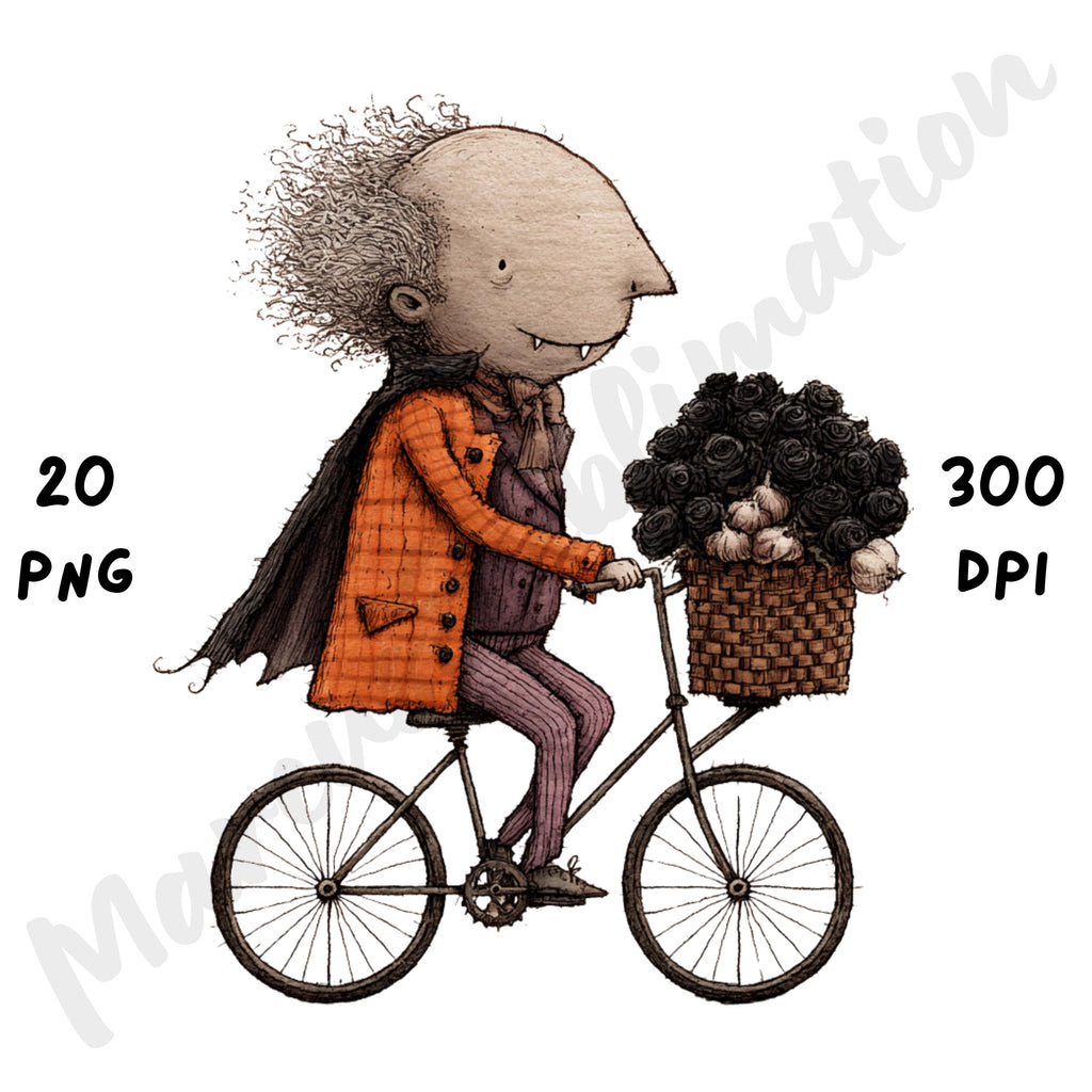 Whimsical Quirky Halloween Clipart