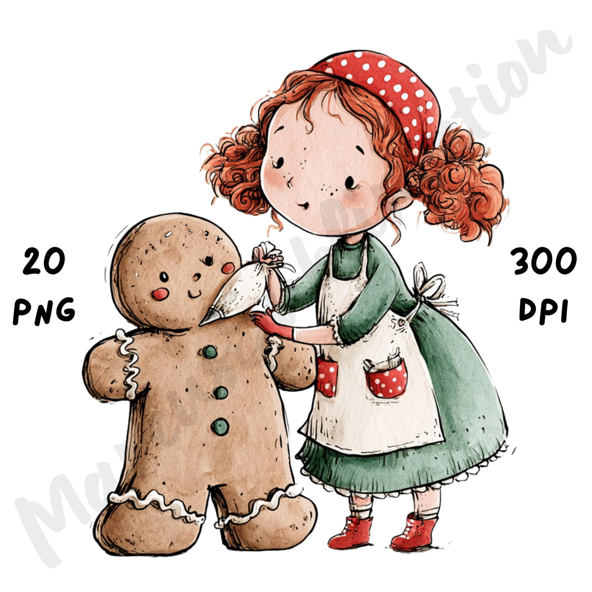 Christmas Girl Clipart