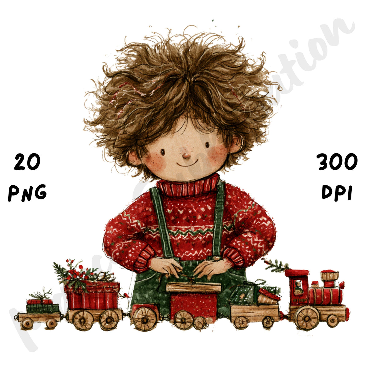 Christmas Boy Clipart