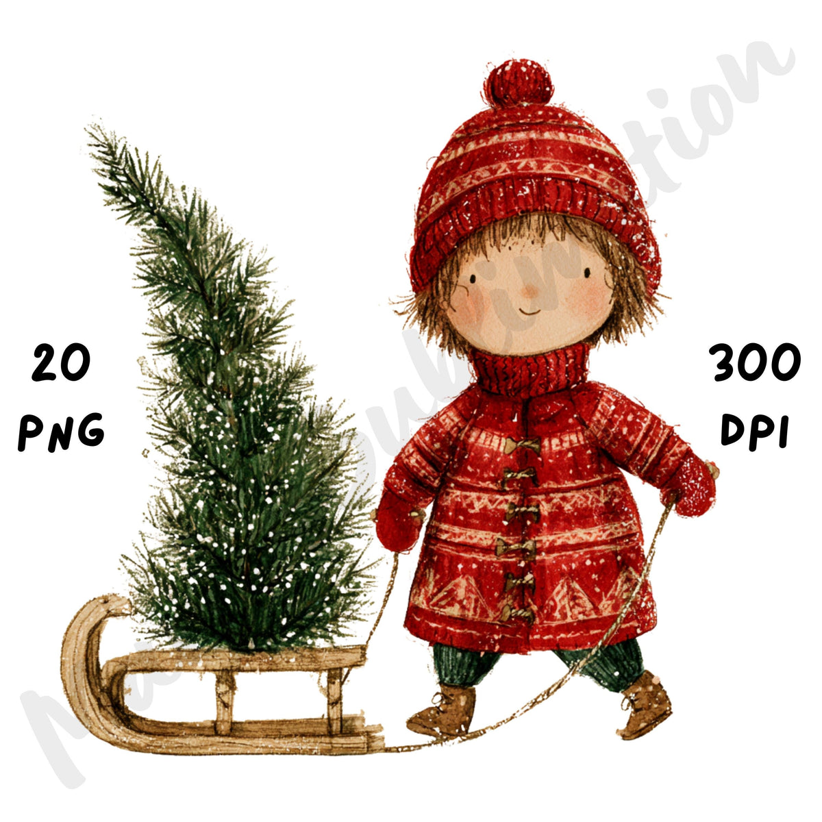 Christmas Boy Clipart