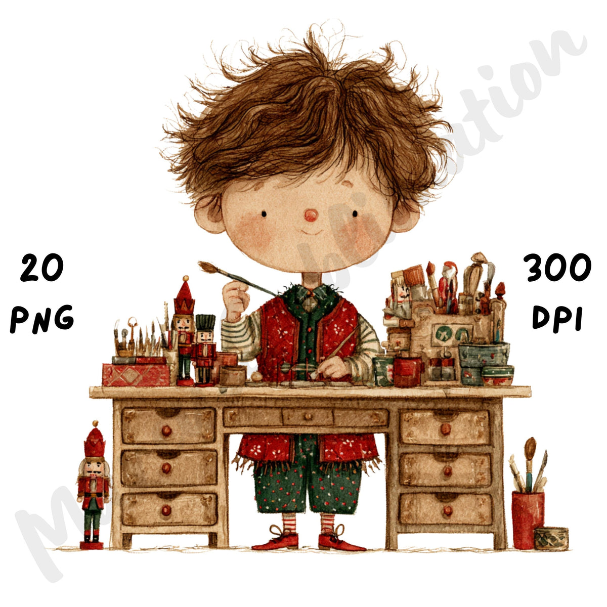 Christmas Boy Clipart