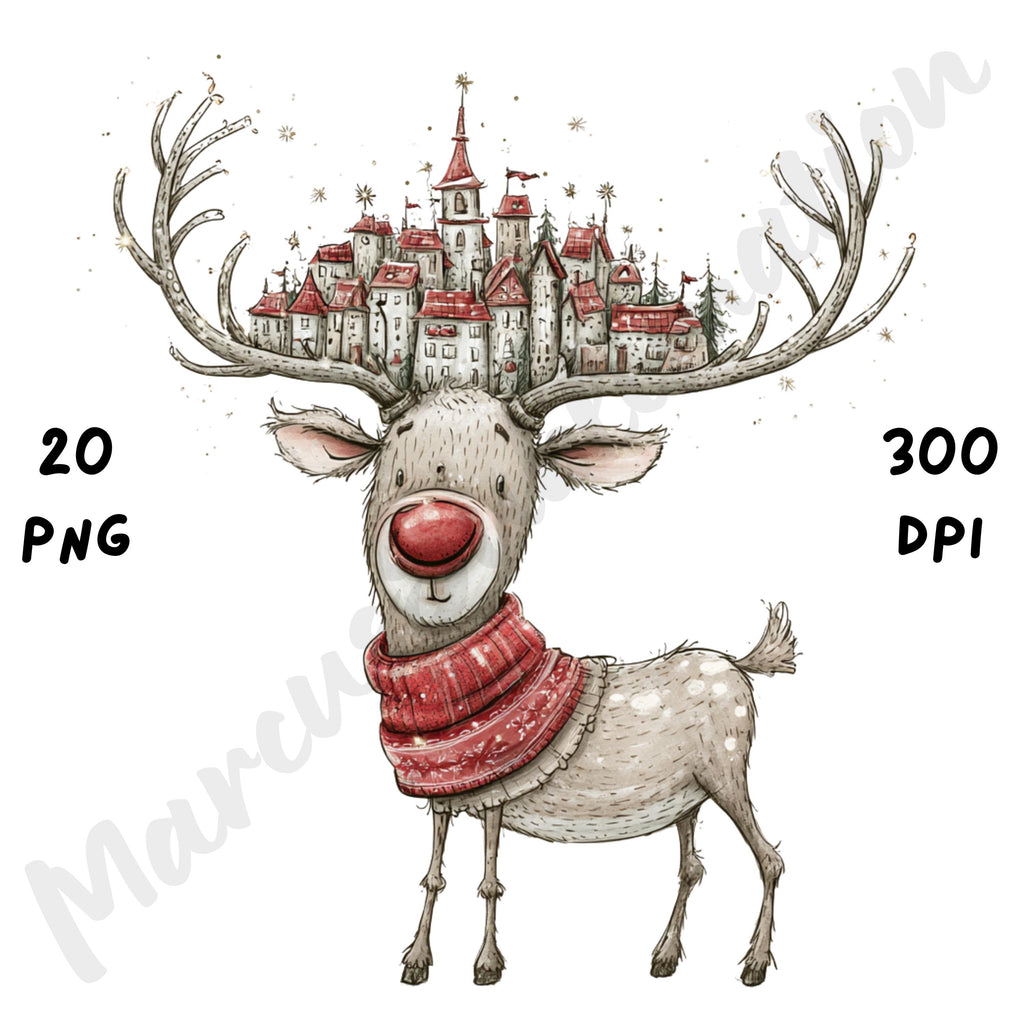 Christmas Reindeer Clipart
