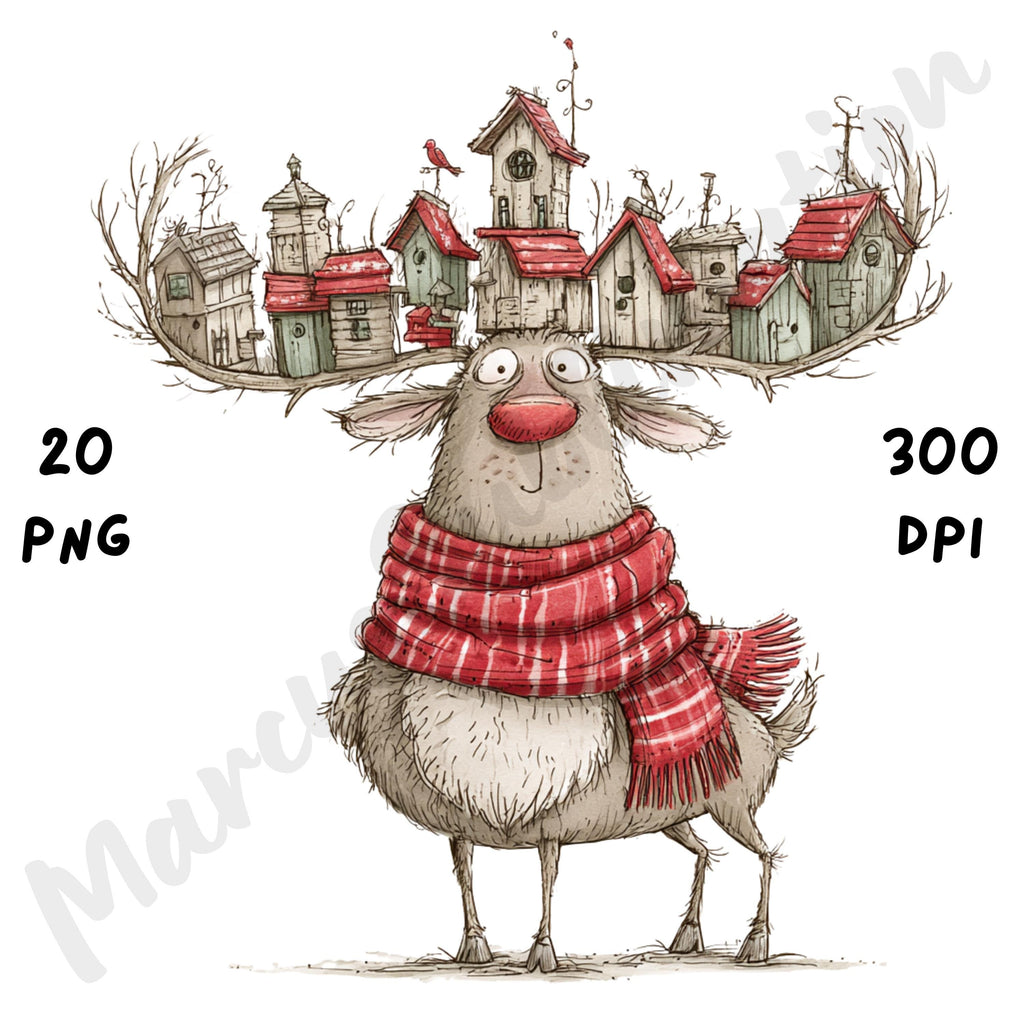 Christmas Reindeer Clipart