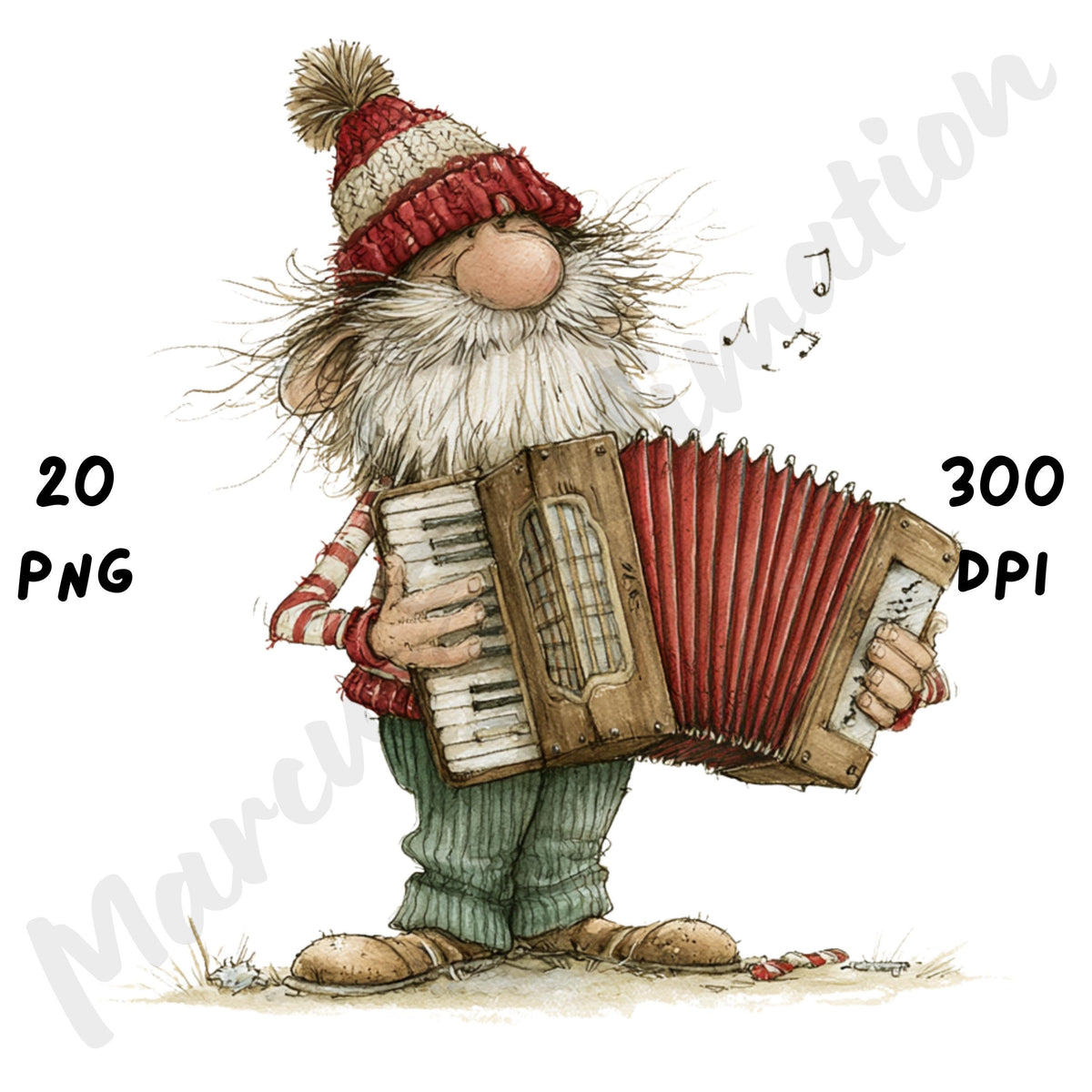Christmas Grandpa Clipart