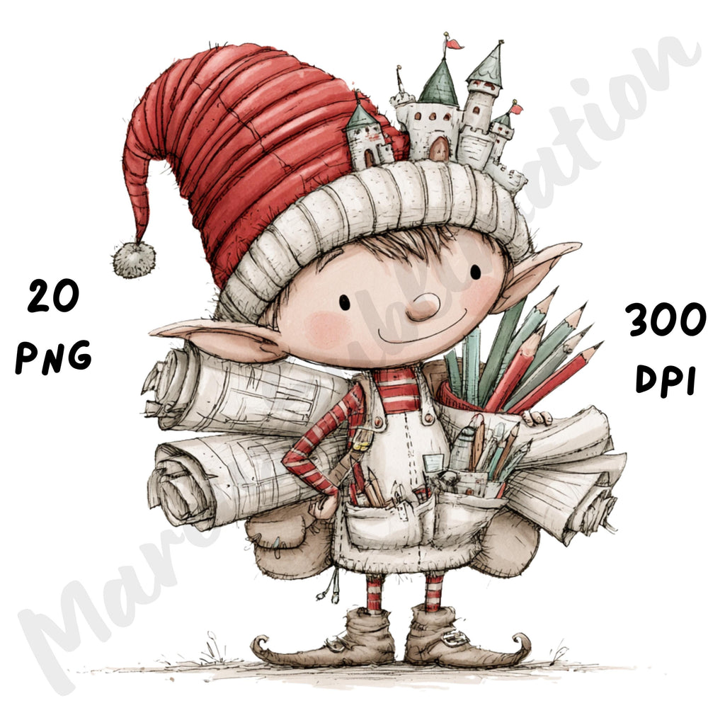 Christmas Elf Clipart