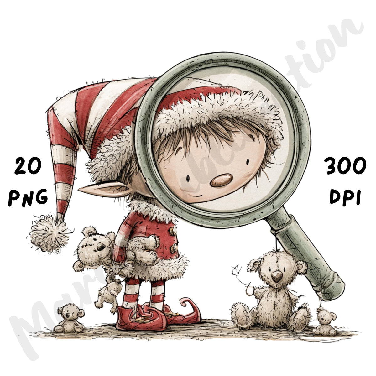Christmas Elf Clipart