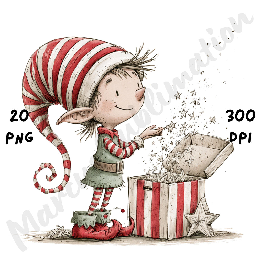 Christmas Elf Clipart