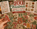 200+ Christmas Alphabet & Numbers Printable, Festive Letters and Number Fussy Cuts, Holiday Alphabet for Junk Journal, Scrapbook, Collage