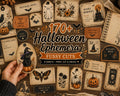 170+ Halloween Ephemera Fussy Cuts Printable, Spooky Journal Cut Outs, Witchy Vintage Collage Elements for Scrapbook, Card Making & Crafts