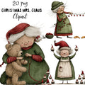 Christmas Mrs Claus Clipart
