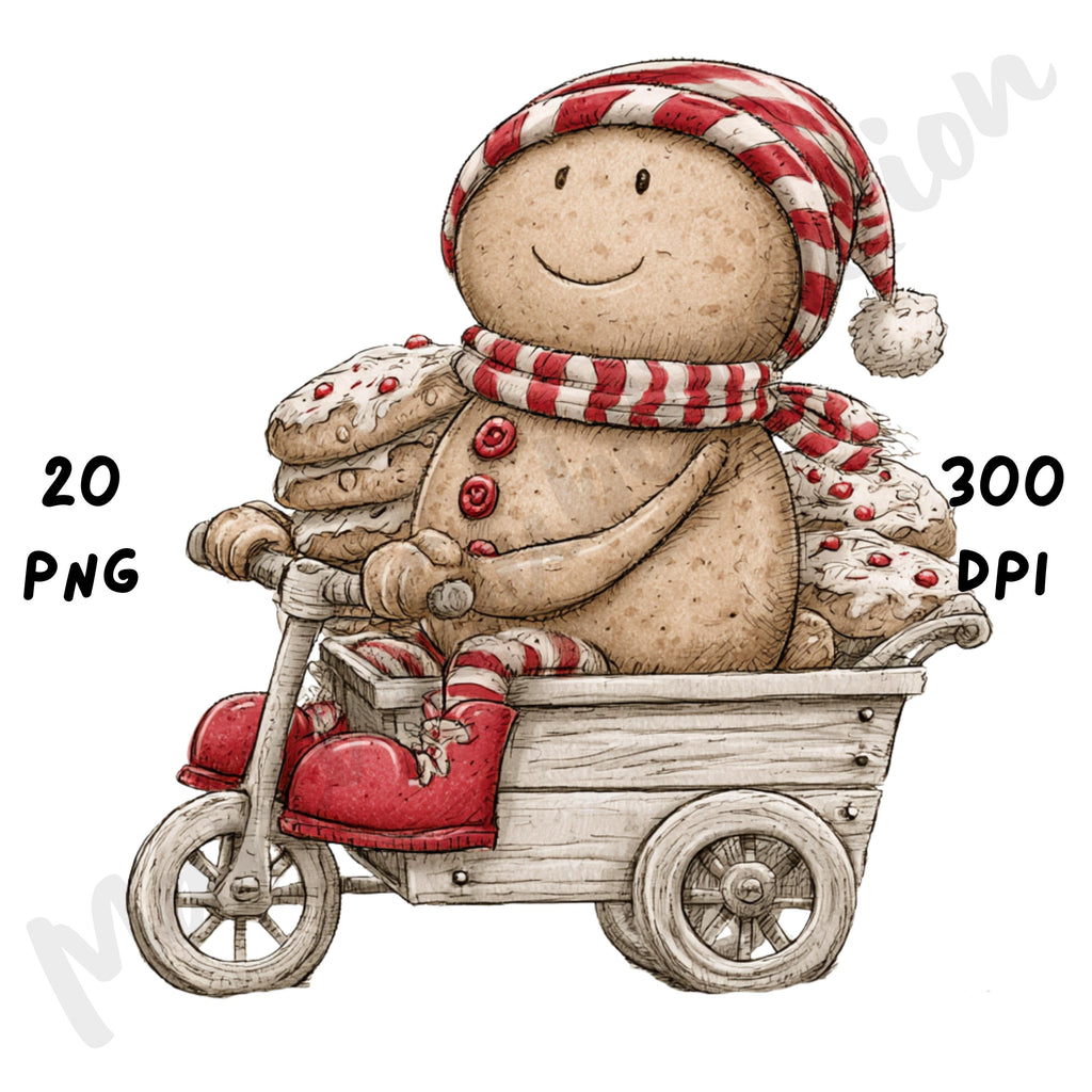 Christmas Gingerbread Man Clipart