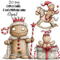 Christmas Gingerbread Man Clipart