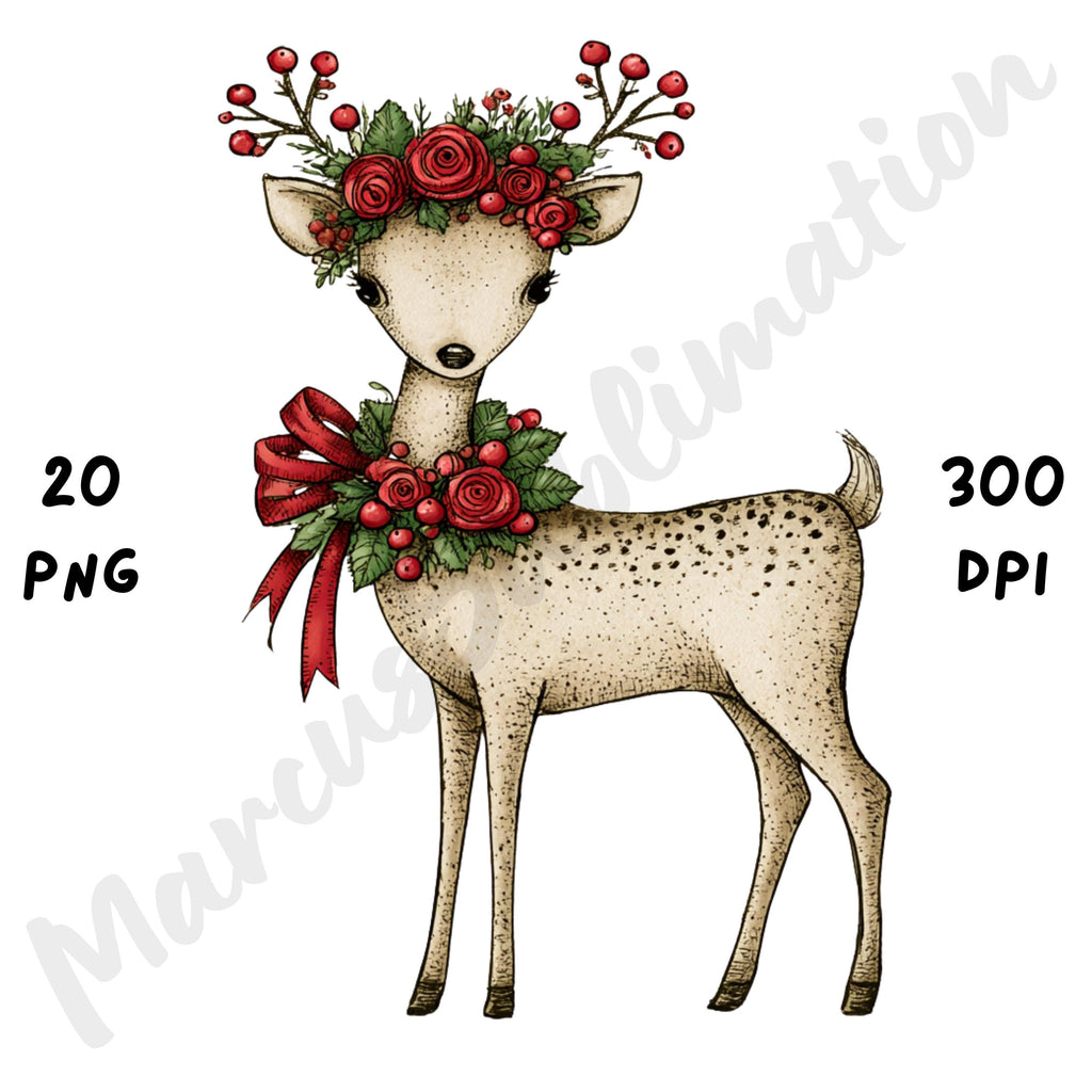 Christmas Deer Clipart