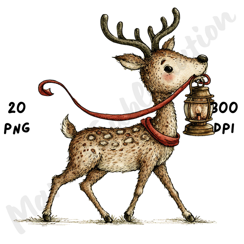 Christmas Deer Clipart