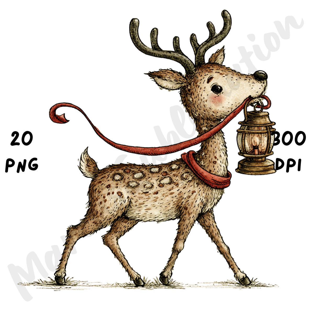 Christmas Deer Clipart