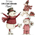 Christmas Snowman Clipart