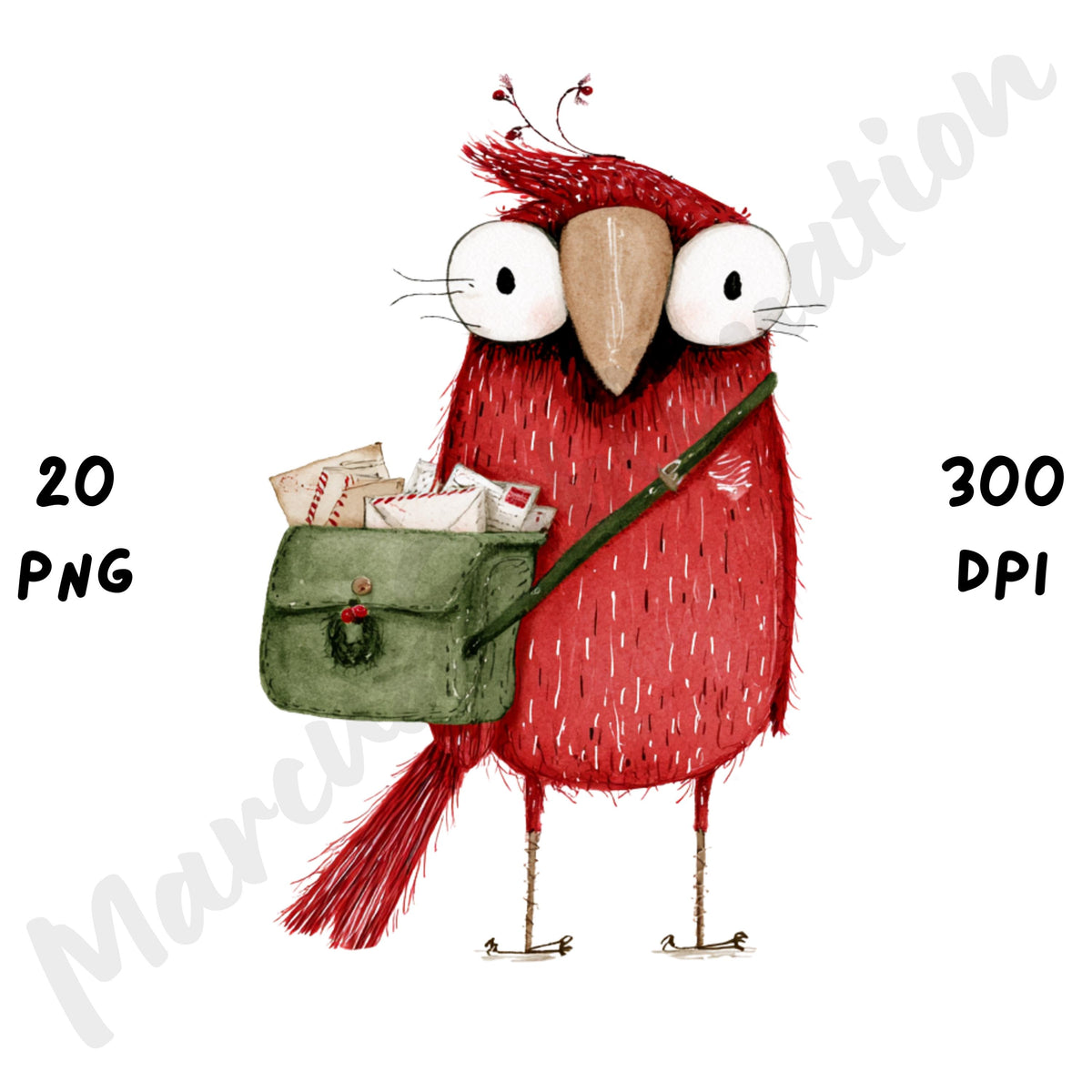 Christmas Birds Clipart