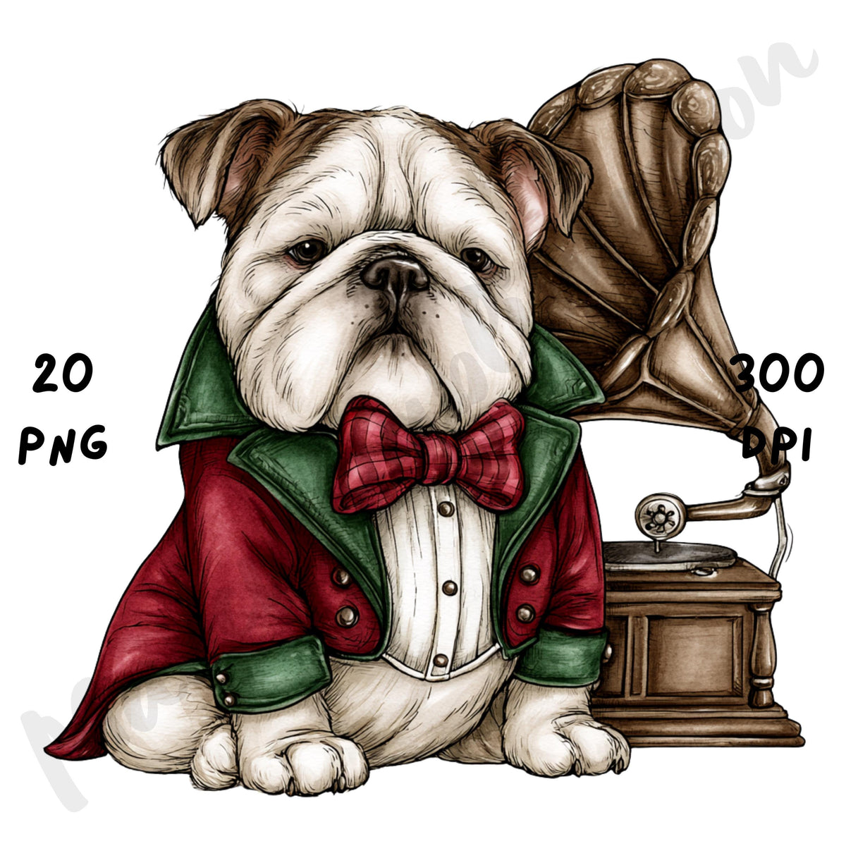 Christmas Dog Clipart
