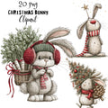 Christmas Bunny Clipart