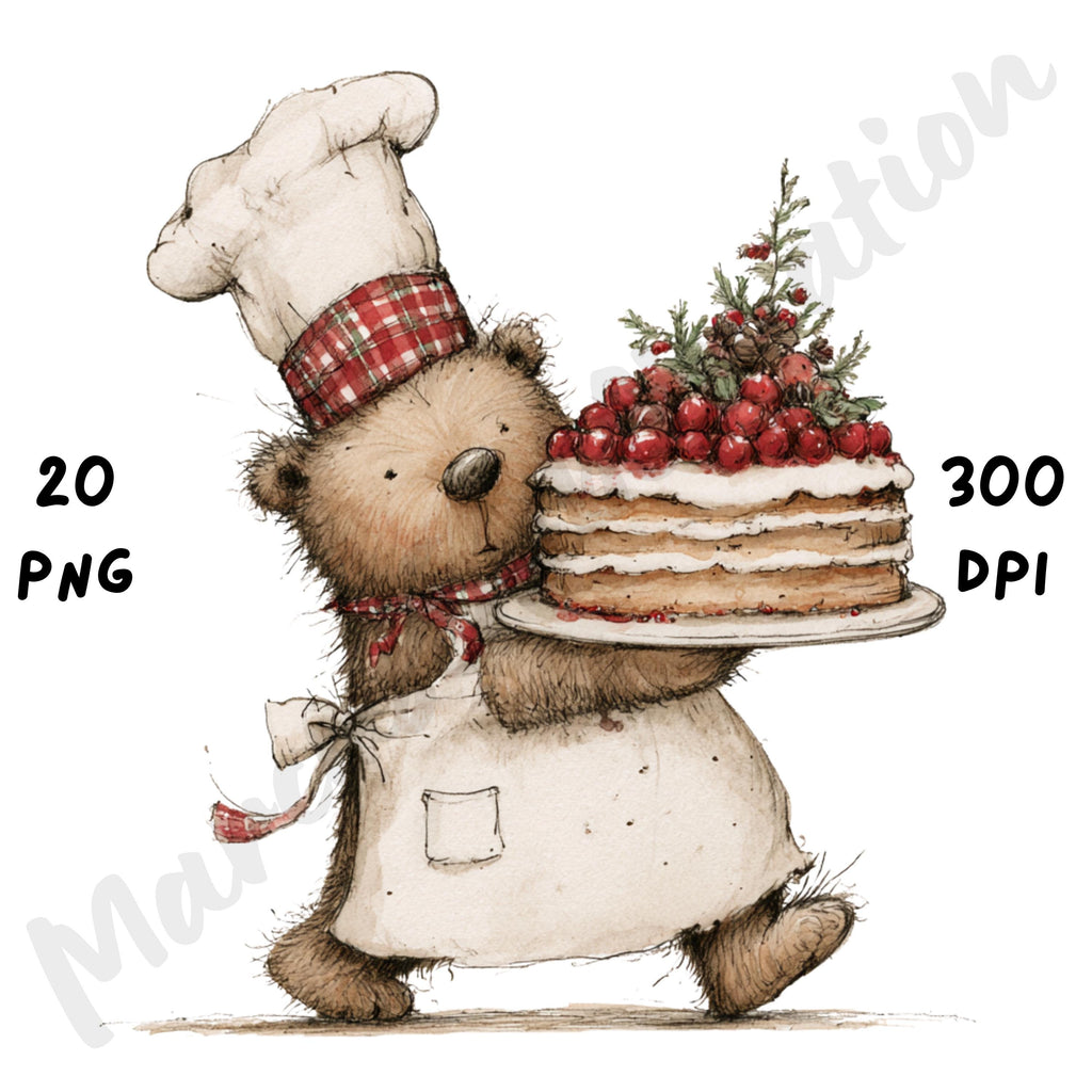 Christmas Bear Clipart