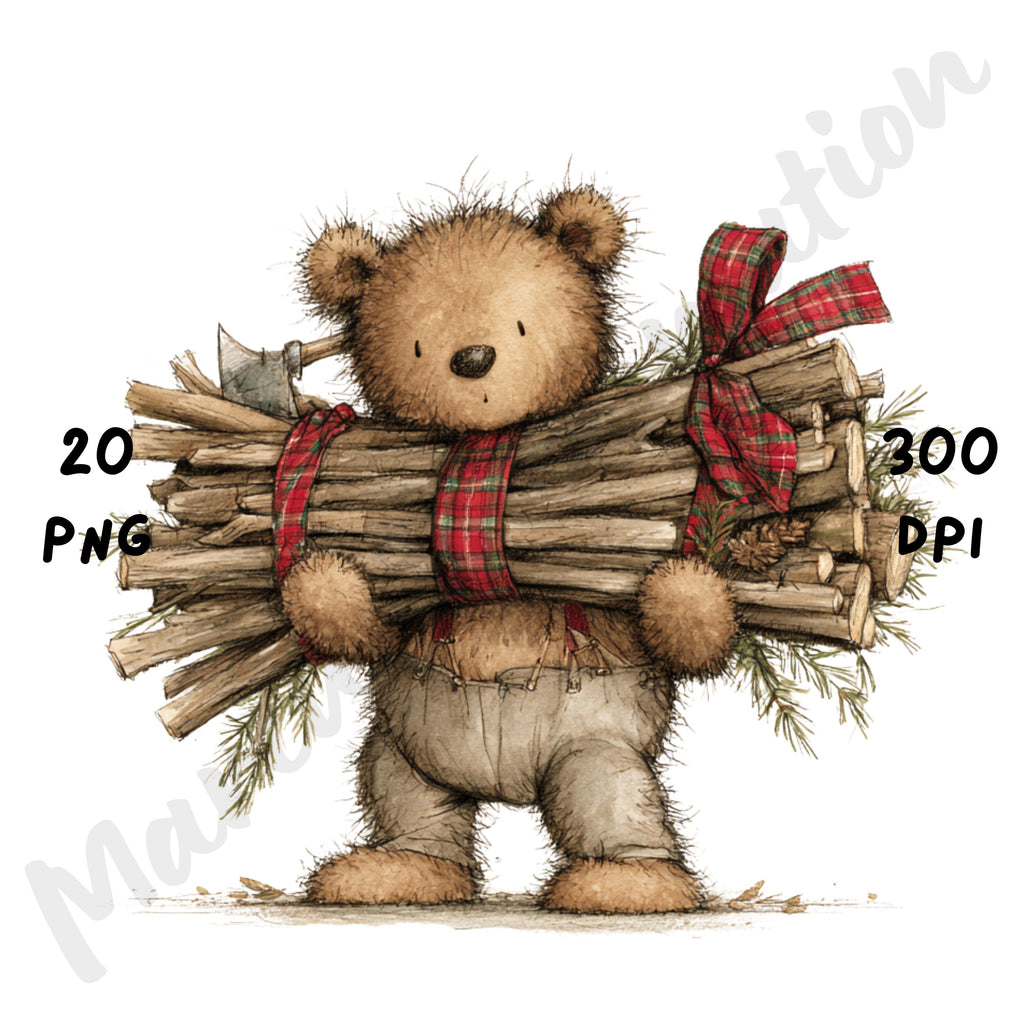 Christmas Bear Clipart