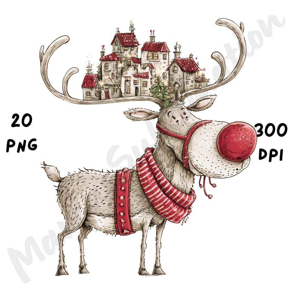 Christmas Reindeer Clipart