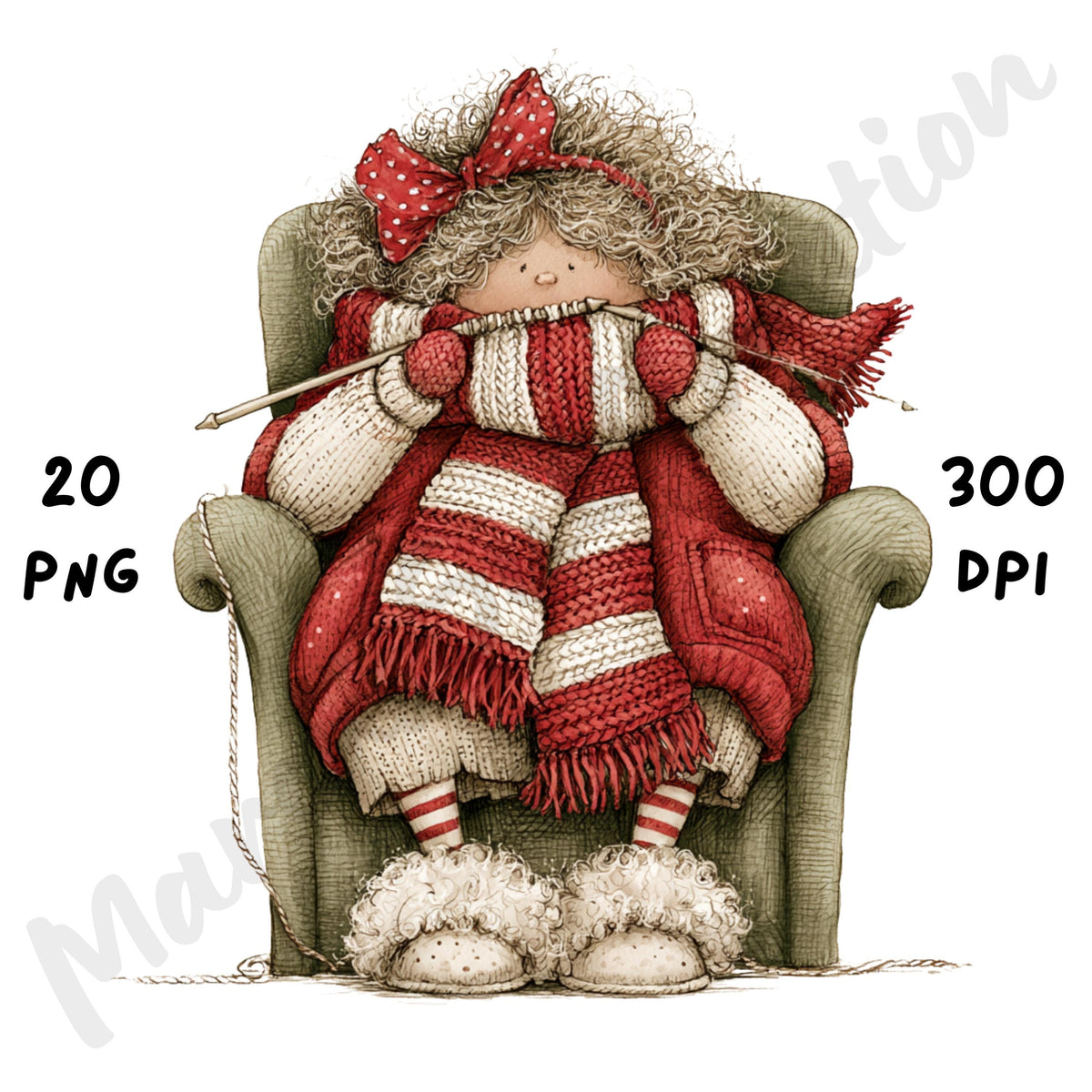 Christmas Cozy Clipart