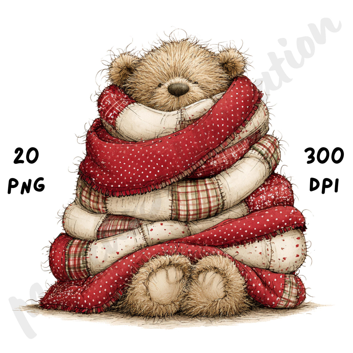 Christmas Cozy Clipart